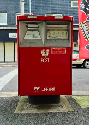 Picture Postcard Posted from Post Box Pictured By Jonathan Monk